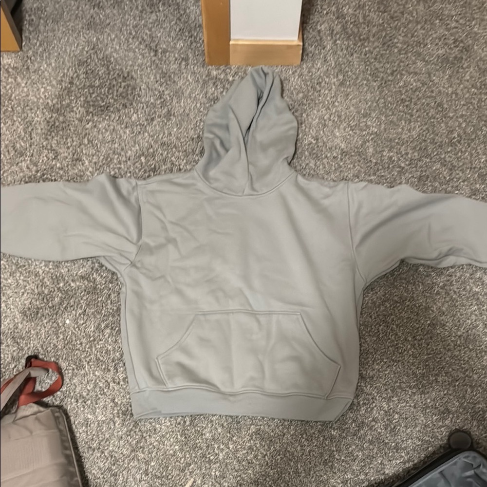 Dark green/gray Hoodie with Front Pocket